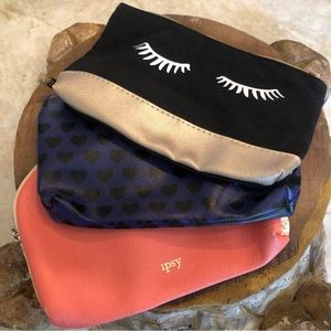 Bundle of 3 “1psy” make-up bags - NWOT